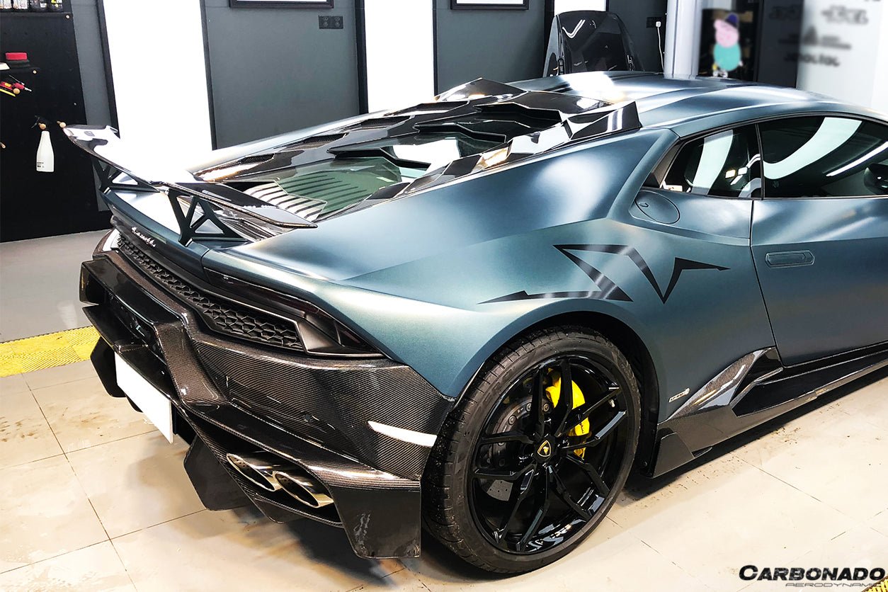 2015 - 2020 Lamborghini Huracan LP610/LP580 VRS Style Carbon Fiber Trunk Spoiler
